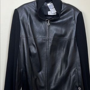 Basler Vegan Leather coat